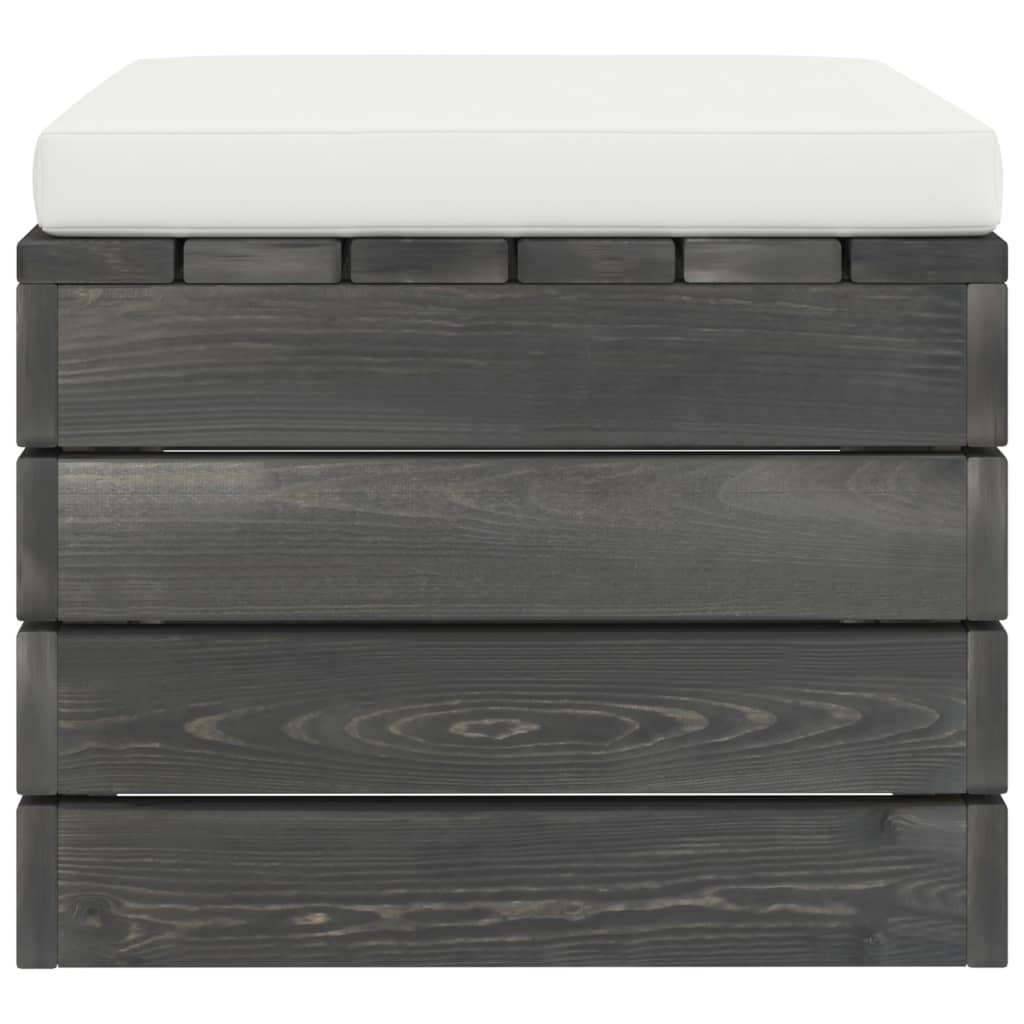 Set Divani da Giardino su Pallet 2 pz con Cuscini Massello Pino cod mxl 42377