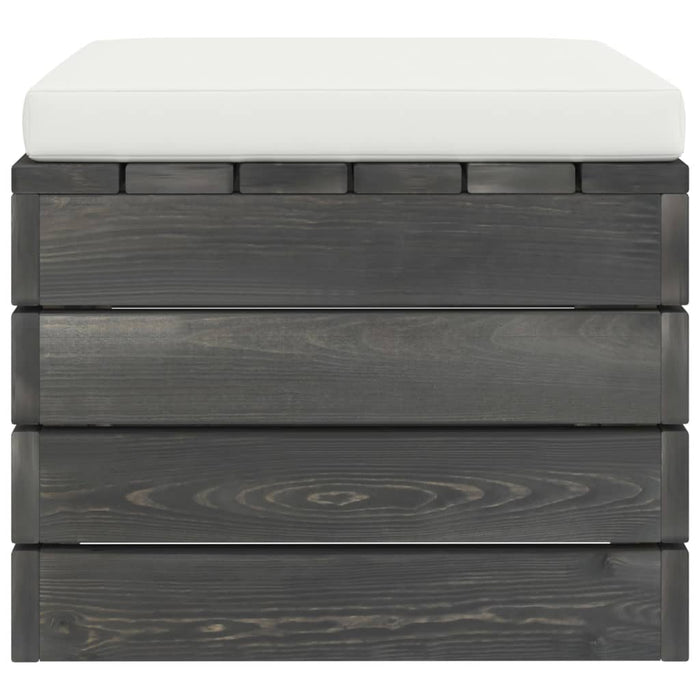 Set Divani da Giardino su Pallet 2 pz con Cuscini Massello Pino cod mxl 42377