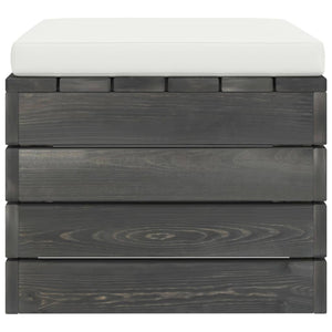 Set Divani da Giardino su Pallet 2 pz con Cuscini Massello Pino 3061673