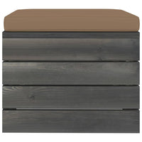 Set Divani da Giardino su Pallet 2 pz con Cuscini Massello Pino cod mxl 44074