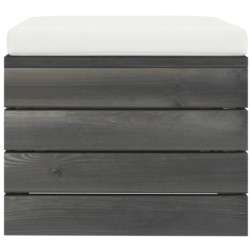 Set Divani da Giardino su Pallet 3 pz con Cuscini Massello Pino cod mxl 39226