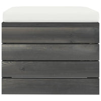 Set Divani da Giardino su Pallet 3 pz con Cuscini Massello Pino cod mxl 39226