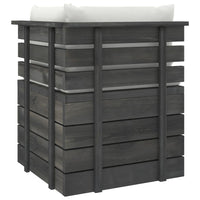 Set Divani da Giardino su Pallet 5 pz con Cuscini Massello Pino cod mxl 52398