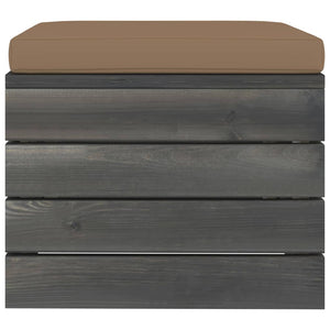 Set Divani da Giardino su Pallet 6 pz con Cuscini Massello Pino cod mxl 44163