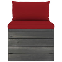 Set Divani da Giardino su Pallet 6 pz con Cuscini Massello Pino 3061908