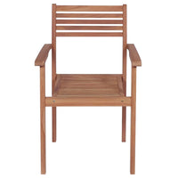 Sedie da Giardino 2 pz con Cuscini Rossi Massello di Teak 3062268