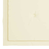 Sedie da Giardino con Cuscini Crema 6 pz Legno Massello di Teak 3062543