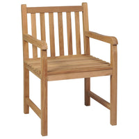 Sedie da Giardino 2 pz e Cuscini Grigio Talpa Massello di Teak 3062753