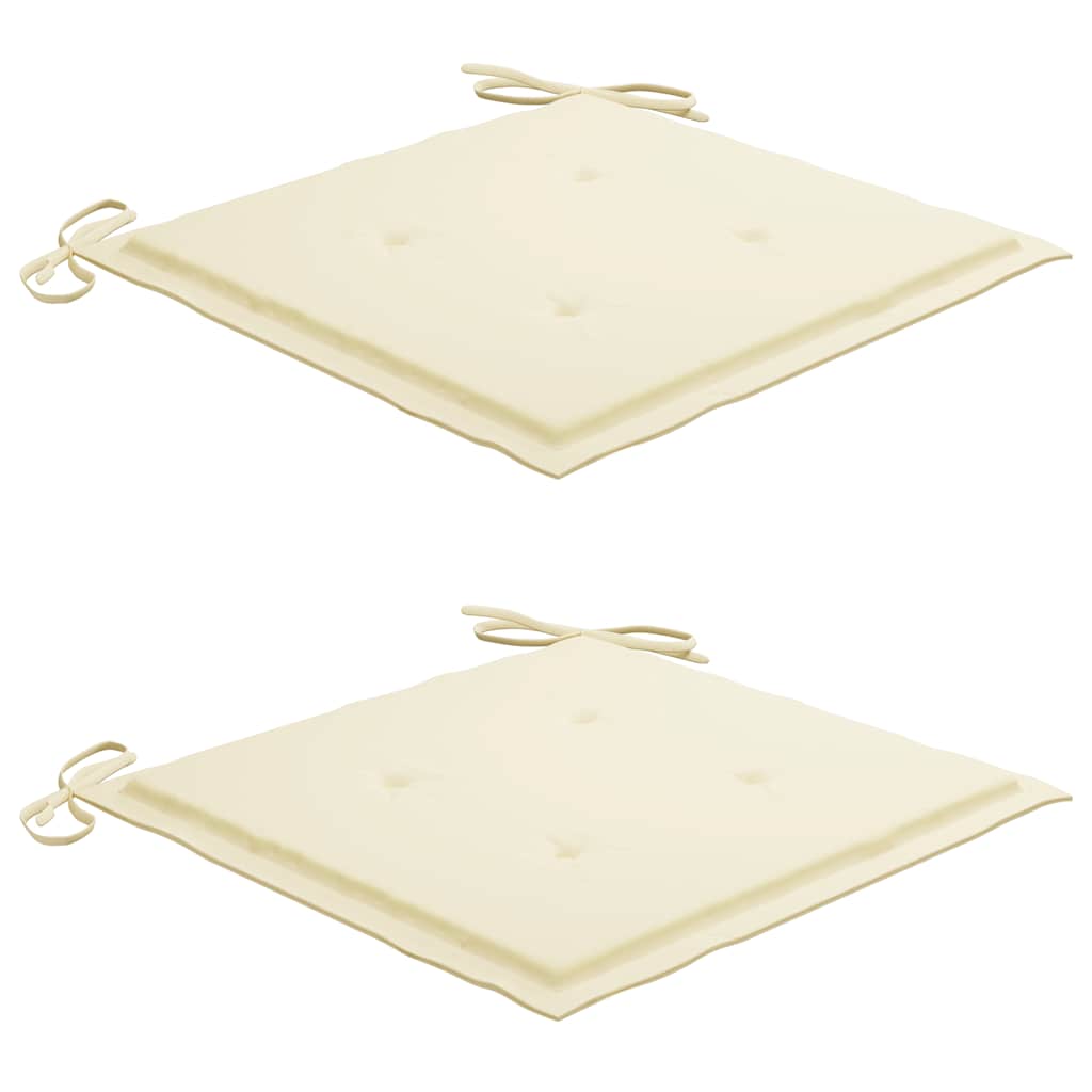 Set da Pranzo Giardino Pieghevole 3 pz Cuscino Massello di Teak cod mxl 51245