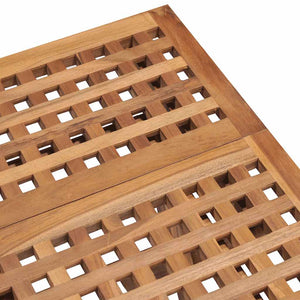 Set da Pranzo Giardino Pieghevole 3 pz Cuscino Massello di Teak 3063198