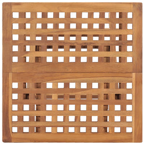 Set da Pranzo Giardino Pieghevole 3 pz Cuscino Massello di Teak 3063214