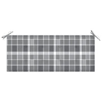 Panca da giardino mobili da esterno impilabile per terrazza e cuscino 1285 cm in legno massello di teak 02_0011674