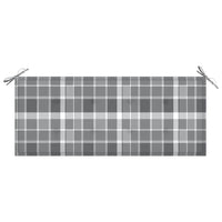 Panchina da Giardino Impilabile e Cuscino 128,5cm Teak Massello 3063293