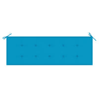 Panchina da Giardino Impilabile con Cuscino 159cm Teak Massello cod mxl 45618