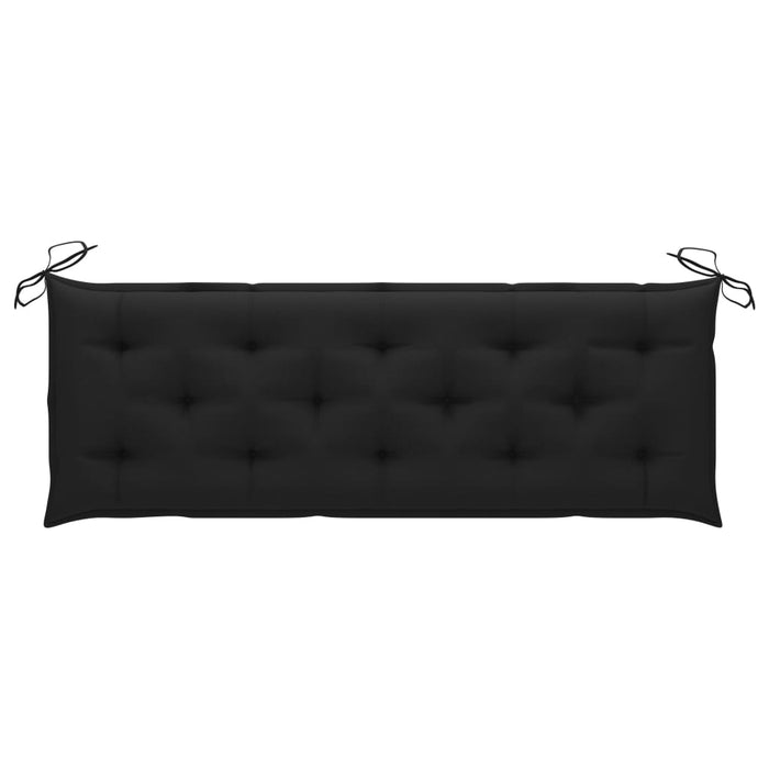 Panchina da Giardino Impilabile e Cuscino 159cm Teak Massello 3063328