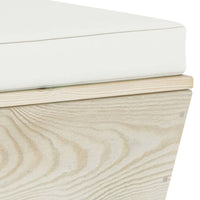 Ottomana da Giardino su Pallet con Cuscino in Legno di Abete 3063374