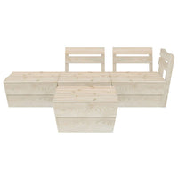 Mobili da giardino mobili da esterno set di mobili su pallet 4 pezzi in legno di abete rosso impregnato 02_0018378