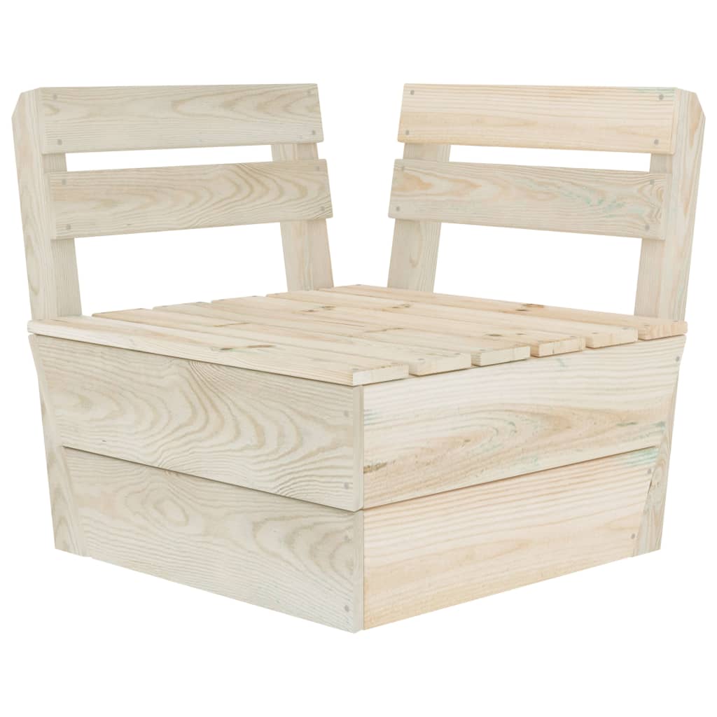Mobili da giardino mobili da esterno set di mobili su pallet 8 pezzi in legno di abete rosso impregnato 02_0018516