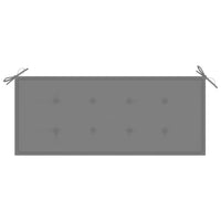 Panca da Giardino Pieghevole con Cuscino 118 cm in BambÃ¹ cod mxl 69352