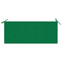 Panca da Giardino Pieghevole con Cuscino 118 cm in Bambù 3063854