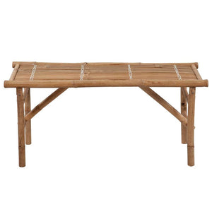 Panca da Giardino Pieghevole con Cuscino 118 cm in BambÃ¹cod mxl 72514