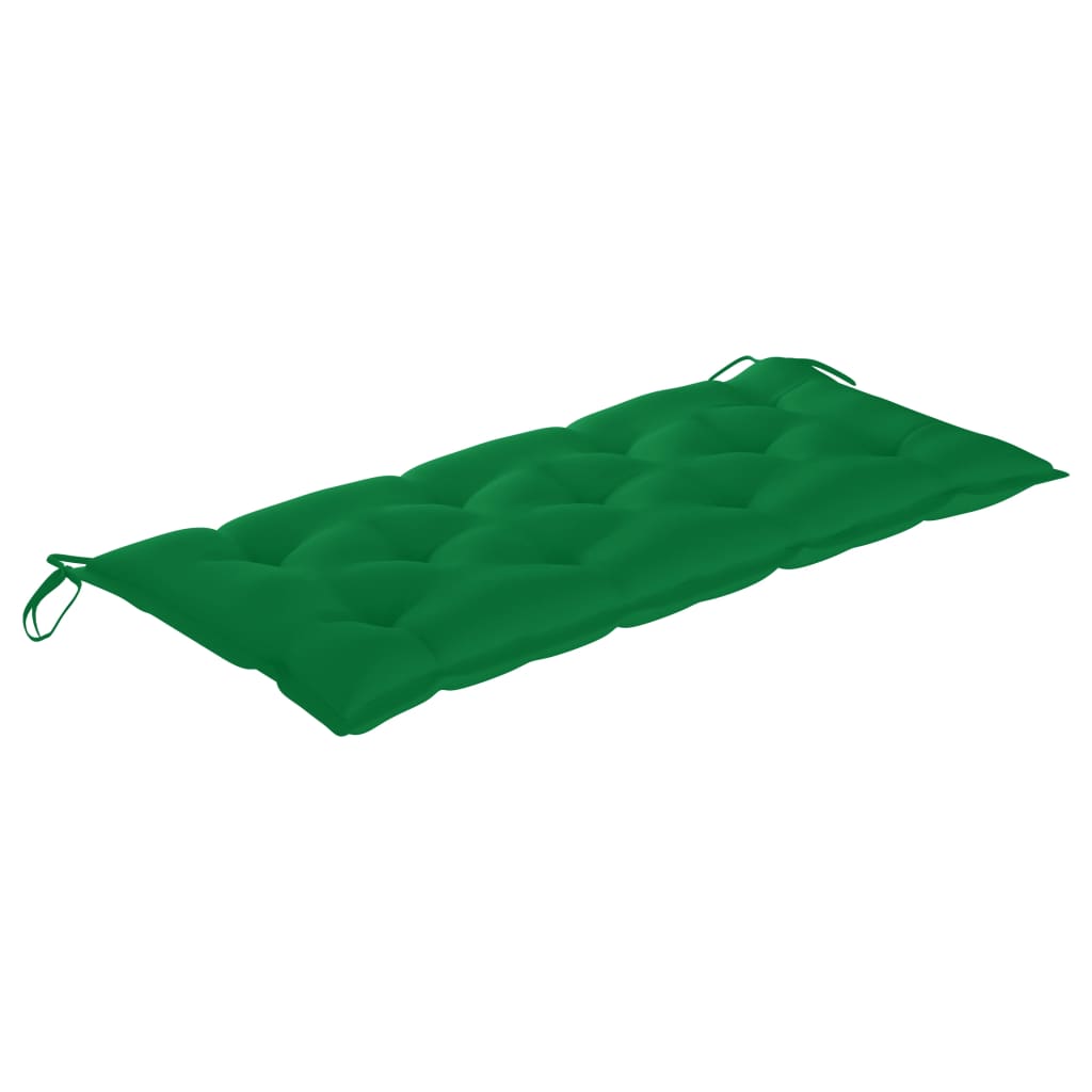 Panca da Giardino con Cuscino 120 cm in Bambù 3063896