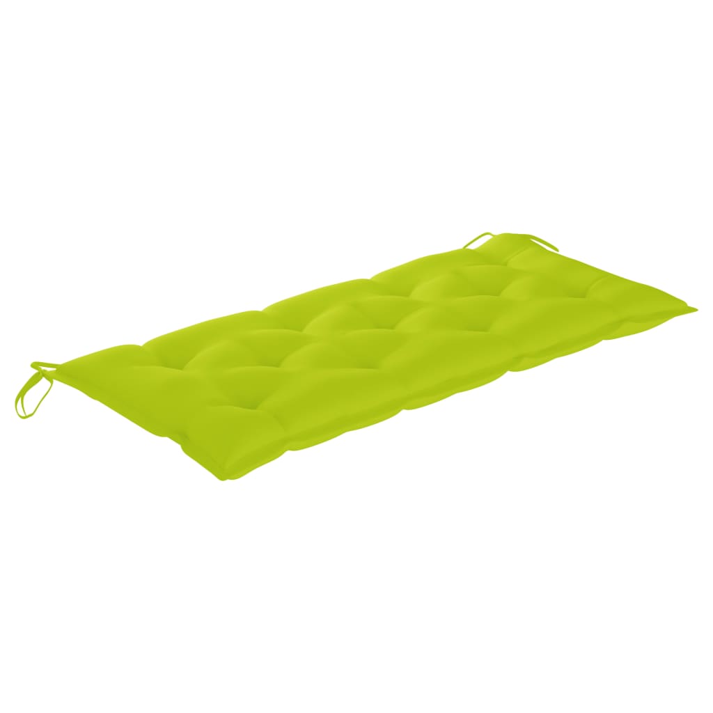 Panca da Giardino con Cuscino 120 cm in Bambù 3063902