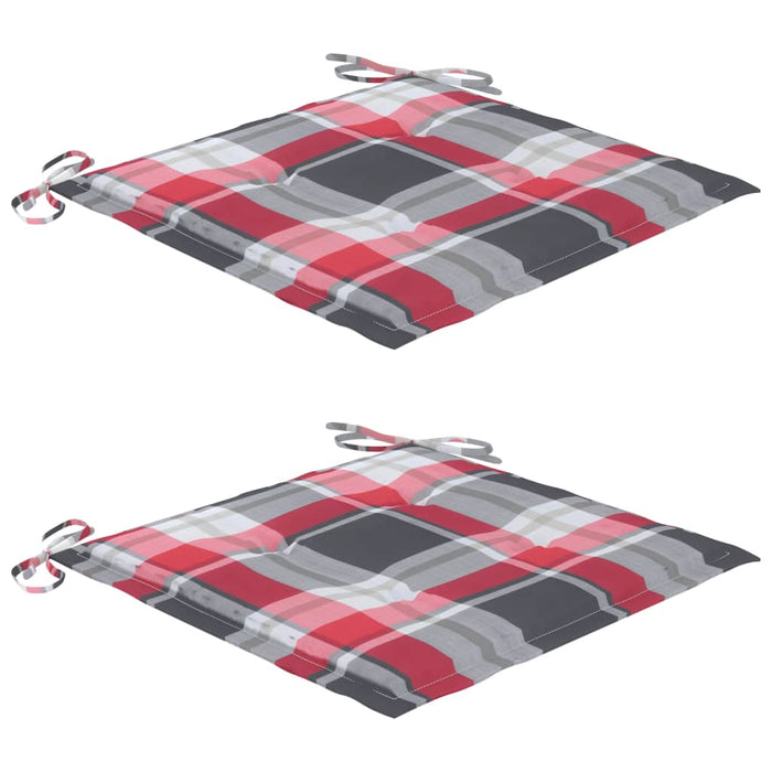 vidaXL Sedie da Giardino Pieghevoli 2 pz con Cuscini in Bambù