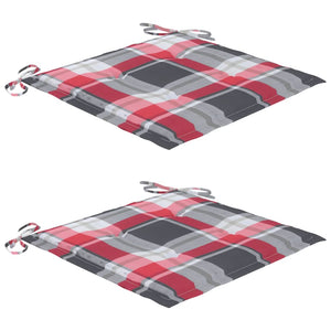 Sedie da Giardino Pieghevoli 2 pz con Cuscini in Bambù 3064000