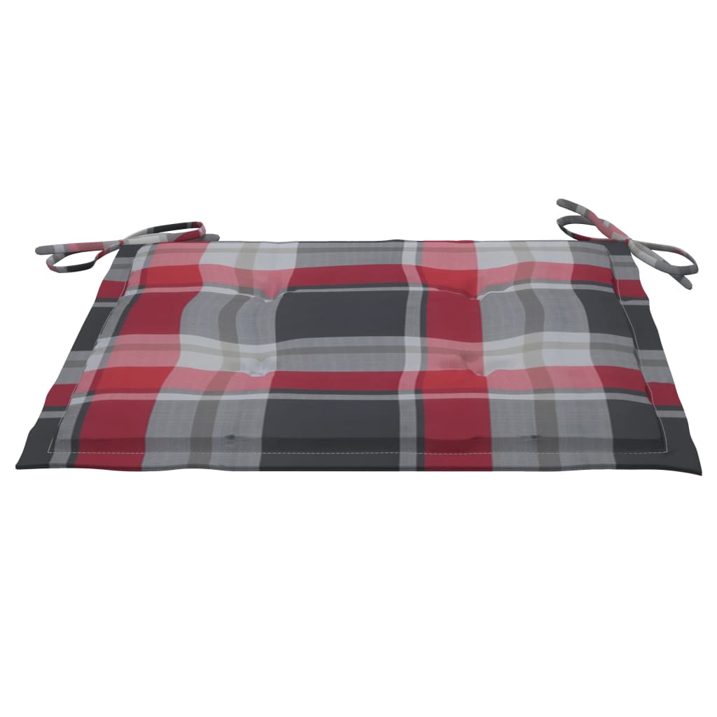 Sedie da Giardino Pieghevoli 2 pz con Cuscini in Bambù 3064000