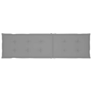 Sdraio da Esterni con Poggiapiedi e Cuscino Massello di Acacia 3064015