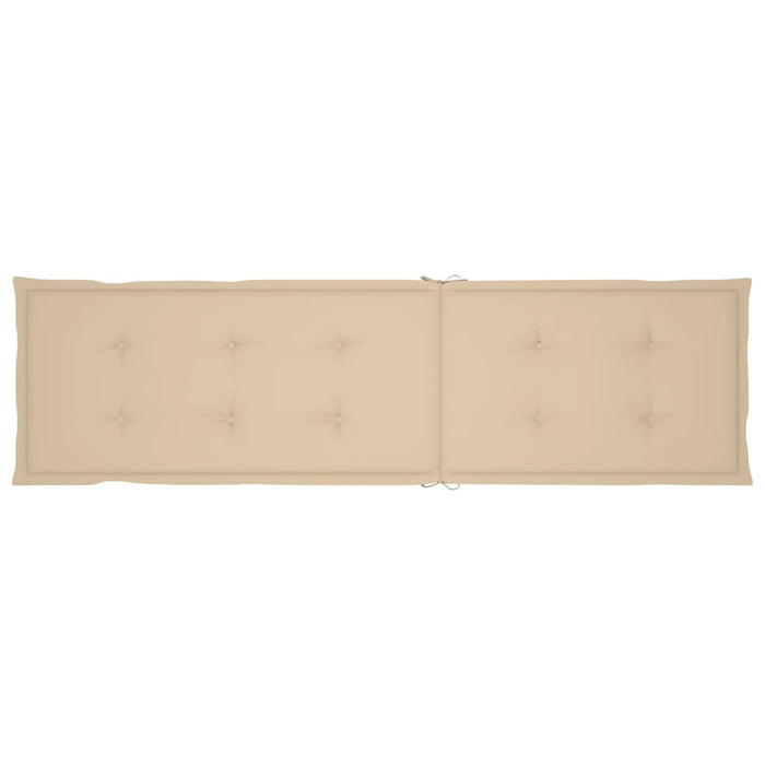 Sdraio sedia a sdraio lettino da giardino prendisole terrazza mobili da esterno con poggiapiedi e cuscino in massello di acacia 02_0012577