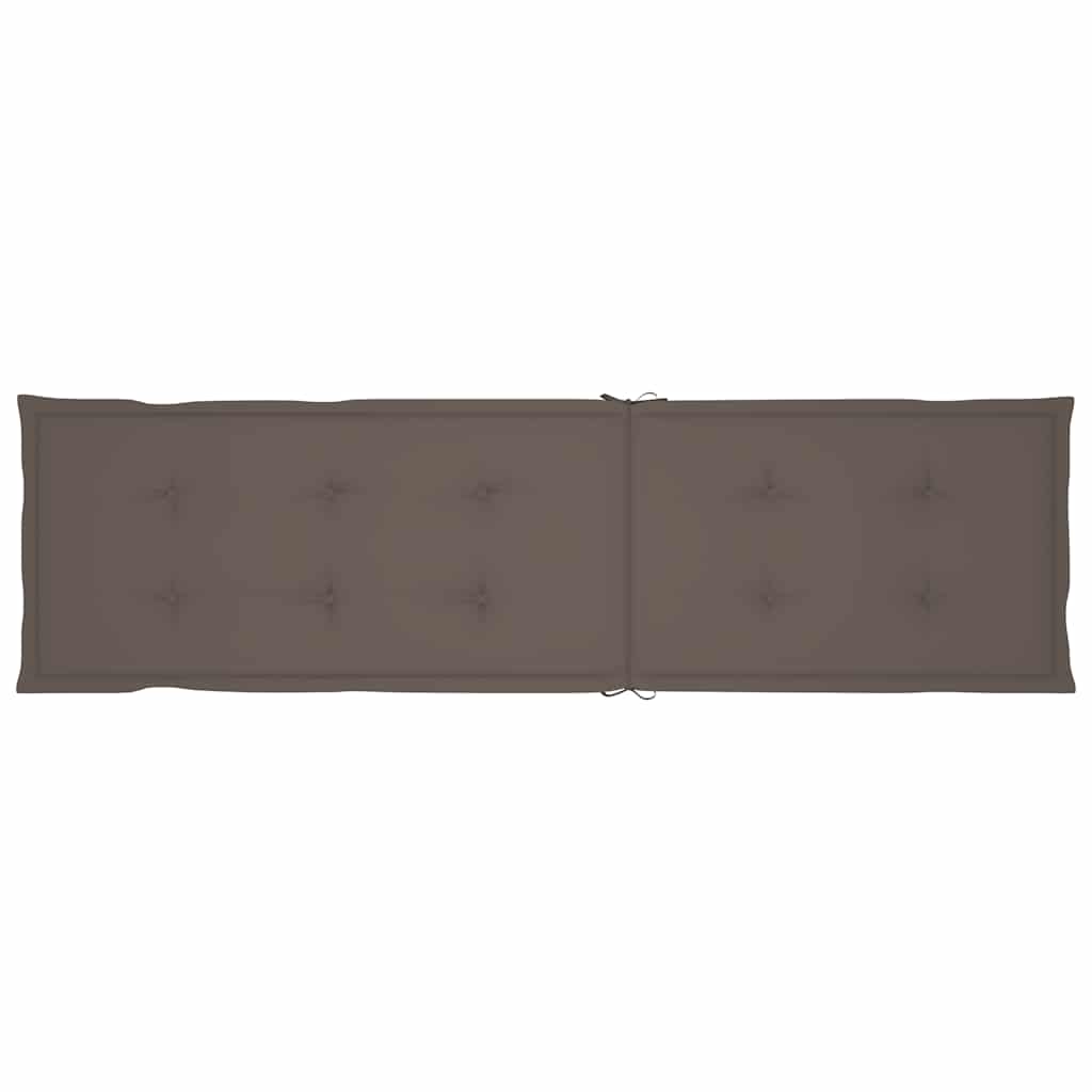 Sdraio da Esterni con Poggiapiedi e Cuscino Massello di Acacia cod mxl 74036