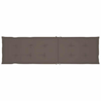 Sdraio da Esterni con Poggiapiedi e Cuscino Massello di Acacia cod mxl 74036