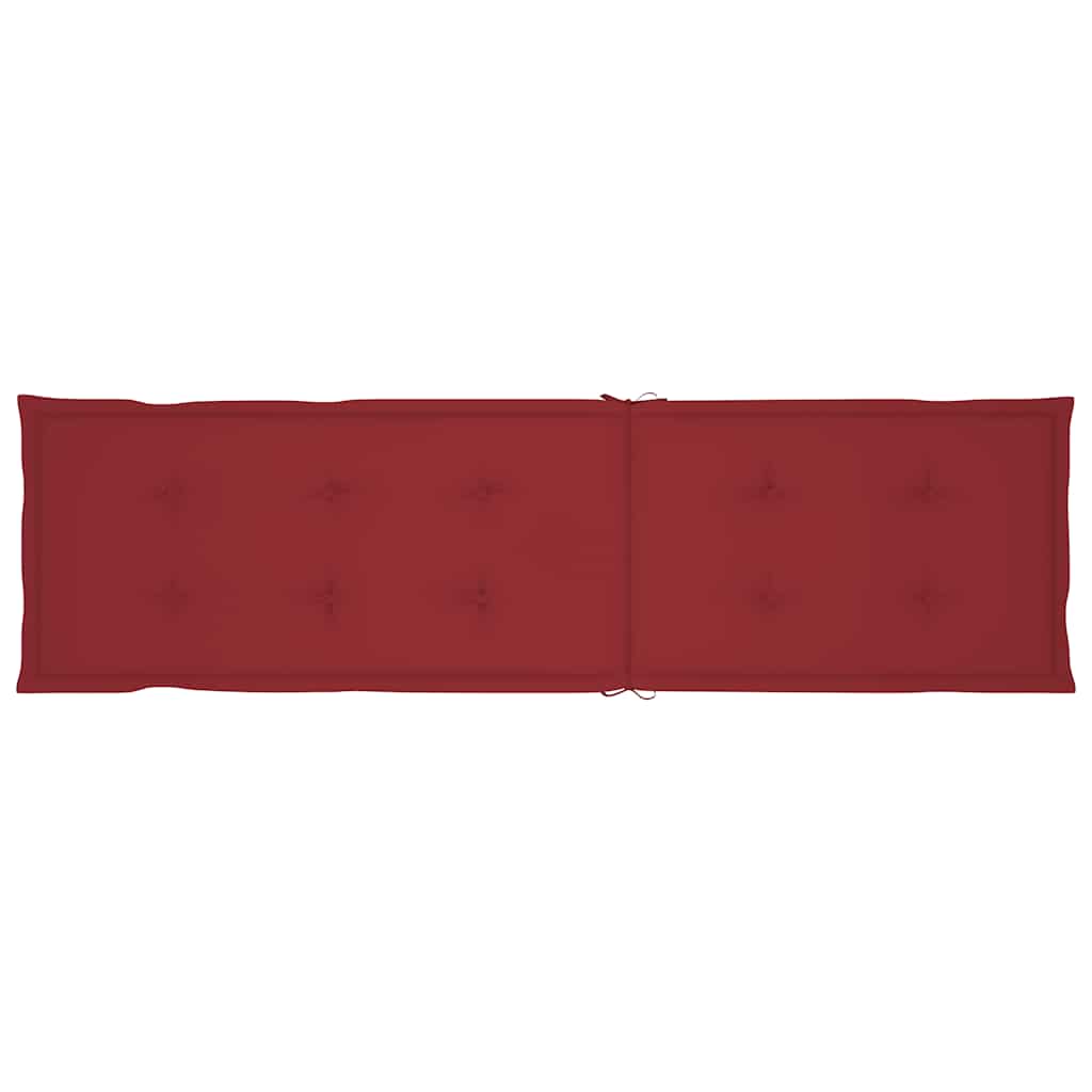 Sdraio da Esterni con Poggiapiedi e Cuscino Massello di Acacia cod mxl 74037