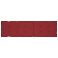 Sdraio da Esterni con Poggiapiedi e Cuscino Massello di Acacia cod mxl 74037