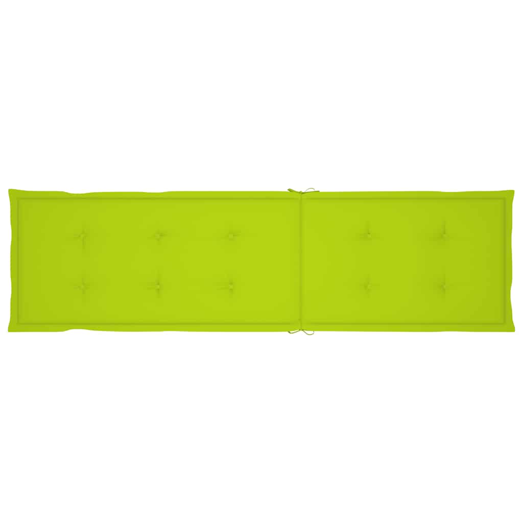 Sdraio da Esterni con Poggiapiedi e Cuscino Massello di Acacia cod mxl 74983