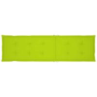 Sdraio da Esterni con Poggiapiedi e Cuscino Massello di Acacia cod mxl 74983