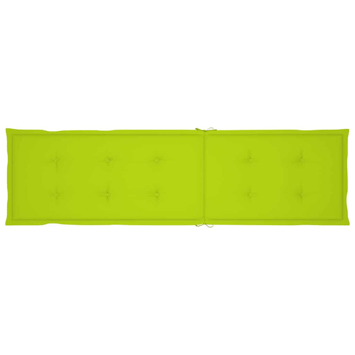 Sdraio da Esterni con Poggiapiedi e Cuscino Massello di Acacia cod mxl 74983