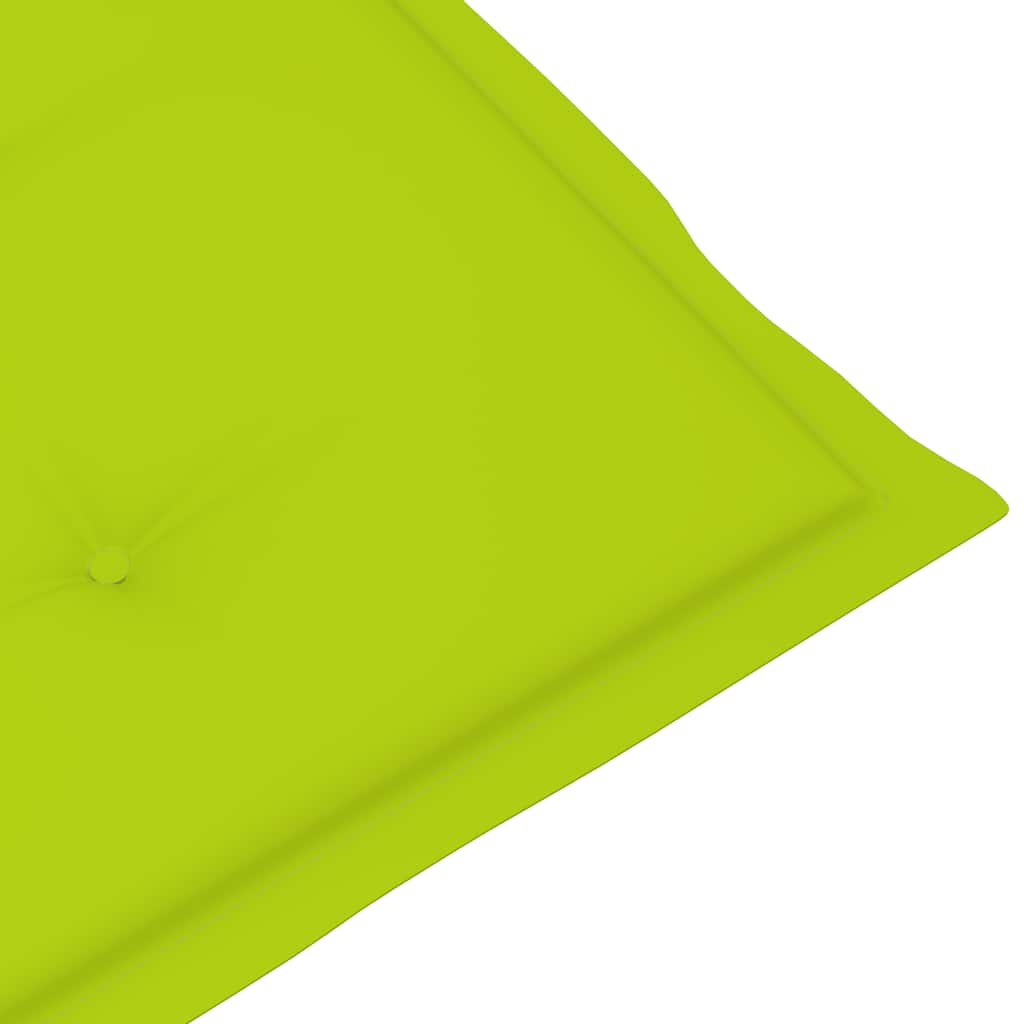 Sdraio da Esterni con Poggiapiedi e Cuscino Massello di Acacia cod mxl 74983