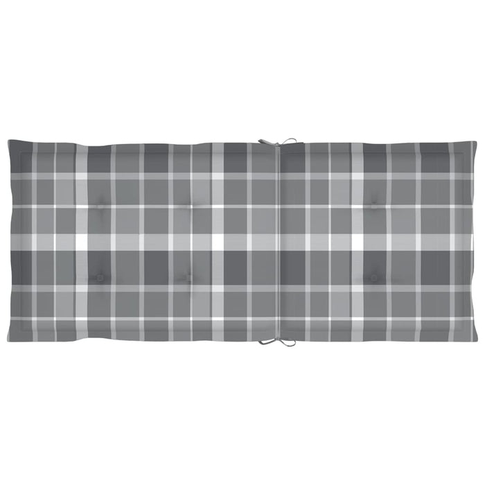 Sedie da Giardino Reclinabili 2 pz con Cuscini Massello Acacia 3064073