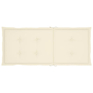 Sedie da Giardino Pieghevoli 3 pz con Cuscini Acacia Massello 3064091