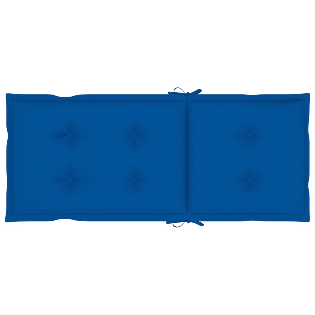 Sedie da Giardino Pieghevoli 3 pz con Cuscini Acacia Massello 3064114