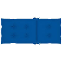 Sedie da Giardino Pieghevoli 3 pz con Cuscini Acacia Massello 3064114