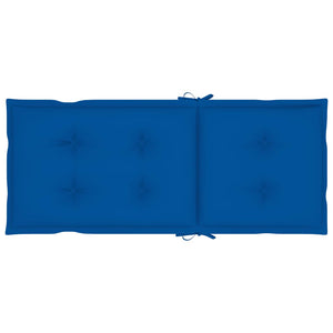 Sedie da Giardino Pieghevoli 3 pz con Cuscini Acacia Massello 3064114