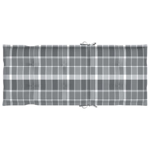 Sedie da Giardino Pieghevoli 3 pz con Cuscini Acacia Massello 3064118