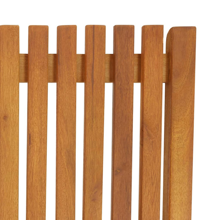 Lettino Prendisole con Cuscino in Legno Massello di Acacia cod mxl 67159