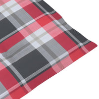 Sedia a Dondolo con Cuscini Grigia in Legno Massello di Acacia 3064222