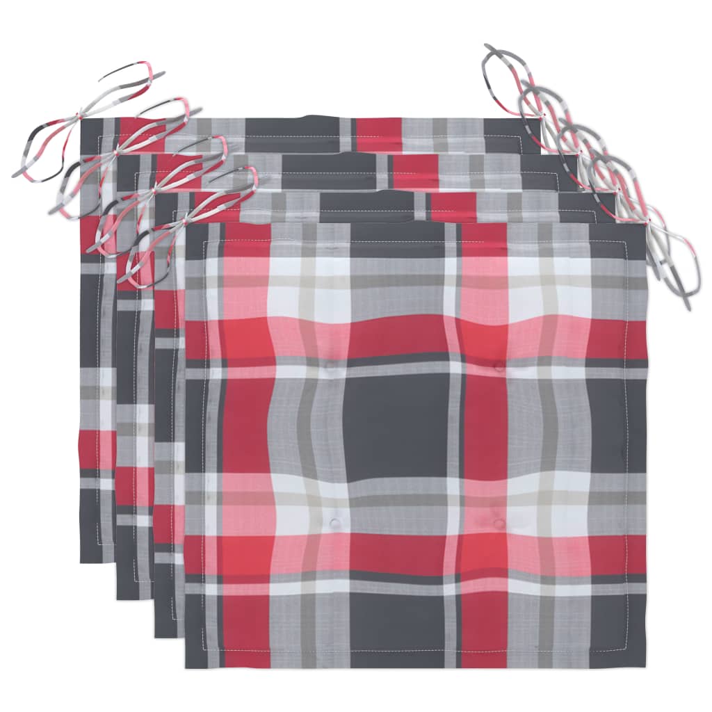 Sedie da Pranzo da Esterni con Cuscini 3 pz Massello di Acacia cod mxl 8122