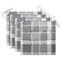 Sedie da Giardino Pieghevoli 4pz con Cuscini in Massello Acacia 3064577